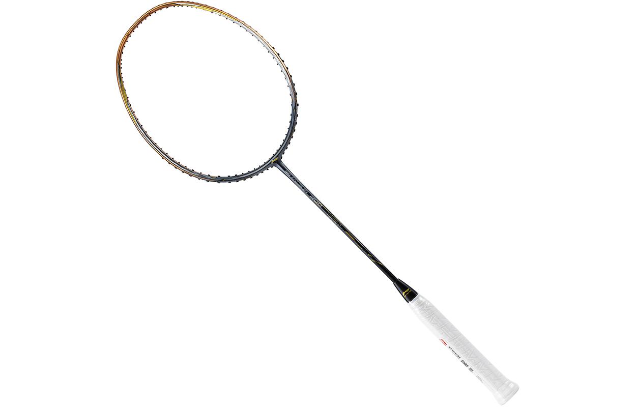 Li-Ning Windstorm 900 Full Carbon Badminton Racket Speed/Offense Gold-Gray Pro AYPT381-4 圖 2
