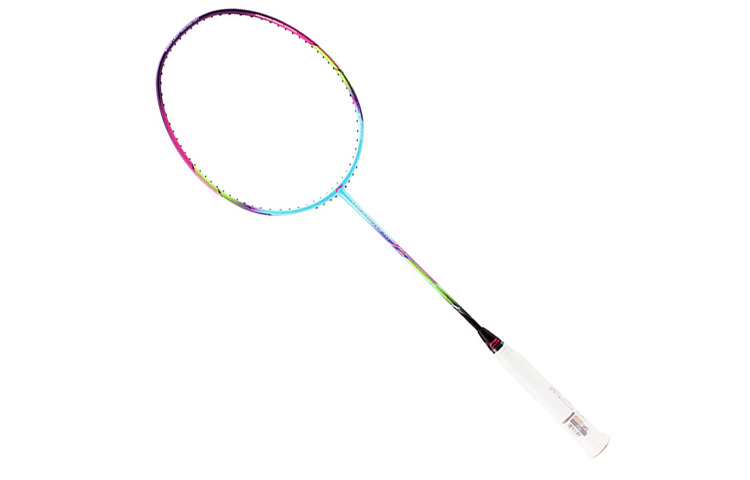 Lookbook Li-Ning Windstorm WS72 Badminton Racket Ultra-Light Carbon Speed Green/Pink AYPT015-1