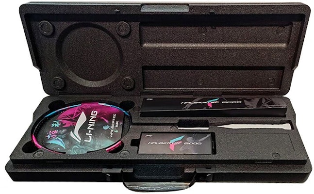 Li-Ning Windstorm WS72 Badminton Racket Ultra-Light Carbon Speed Green/Pink AYPT015-1 Details for Li-Ning Windstorm WS72 Badminton Racket Ultra-Light Carbon Speed Green/Pink AYPT015-1