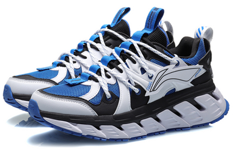Lookbook Li-Ning Wings ''Bleu Blanc Noir'' ARLQ031-4