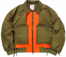 Li-Ning Winter Olive Green Padded Jacket with Lapel Collar. AJMQ739-2 Li-Ning Winter Olive Green Padded Jacket with Lapel Collar. AJMQ739-2