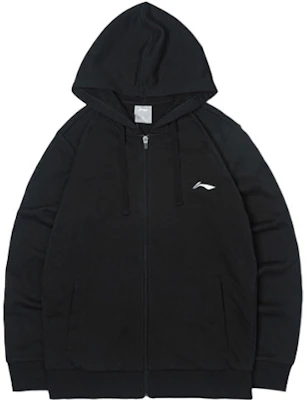 Li-Ning Winter Black Fleece-Lined Hoodie Jacket AWDRH23-1 Buy Li-Ning Winter Black Fleece-Lined Hoodie Jacket AWDRH23-1