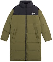 Li-Ning Winter Colorblock Long Down Jacket Military Olive Green. AYMS319-4 Li-Ning Winter Colorblock Long Down Jacket Military Olive Green. AYMS319-4