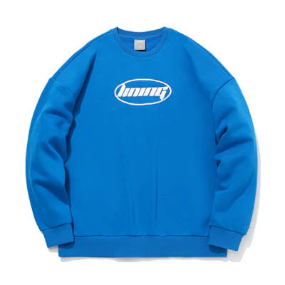 Li-Ning Winter Fleece Pullover Crewneck Sweatshirt Deep Space Blue Unisex AWDQC98-6