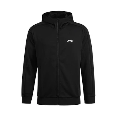 Li-Ning Woven Breathable Hooded Jacket Black - Sports Lifestyle Series AWDR651-1
