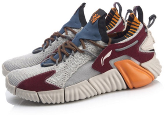 Li-Ning WuKong ACE 'Gray Red' AGLP111-2 Shop Li-Ning WuKong ACE 'Gray Red' AGLP111-2