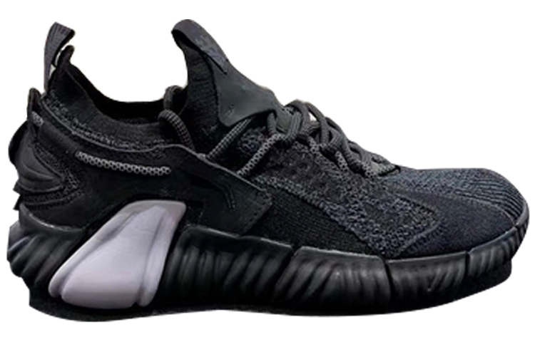 Order LiNing李寧 悟空 ACE 耐磨防滑 厚底休閒運動鞋 黑色