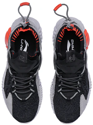 Li-Ning WuKong Ace Low Paris Fashion Week 'Black Grey Red' AGLP111-8 Shop Li-Ning WuKong Ace Low Paris Fashion Week 'Black Grey Red' AGLP111-8