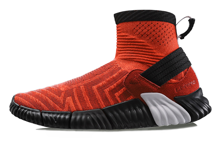 Li-Ning WuKong No Boundry Hi 'Black Red' AGLM197-1