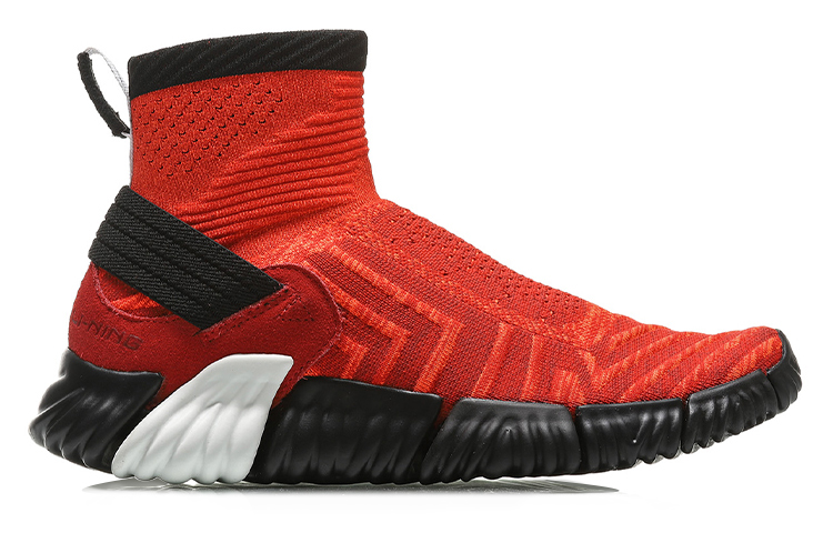 Order Li-Ning WuKong No Boundry Hi 'Black Red' AGLM197-1