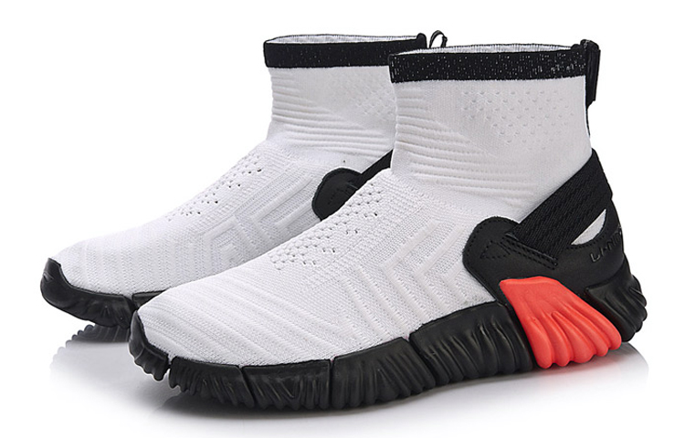 Order Li-Ning WuKong Tanpa Batas Hi 'Hitam Putih' AGLM163-5