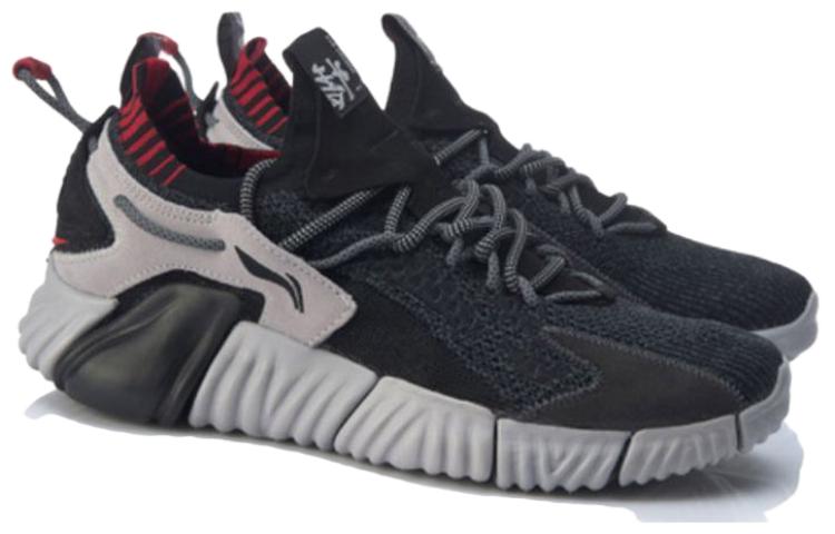 Lookbook Li-Ning WuKong x 2019 New York Fashion Week 'Grey Black' AGLP111-4