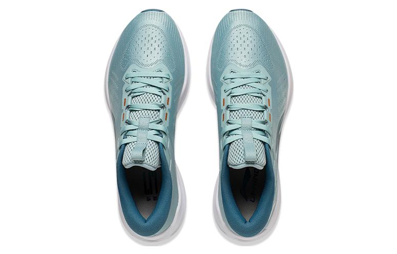 Lookbook LiNing李寧 吾適Lite V2 回彈防滑耐磨 低幫 跑步鞋 男款 石青灰