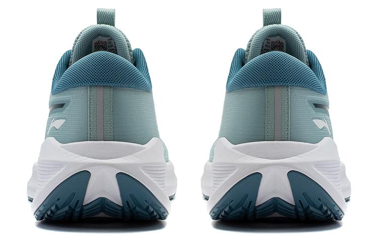 Shop LiNing李寧 吾適Lite V2 回彈防滑耐磨 低幫 跑步鞋 男款 石青灰