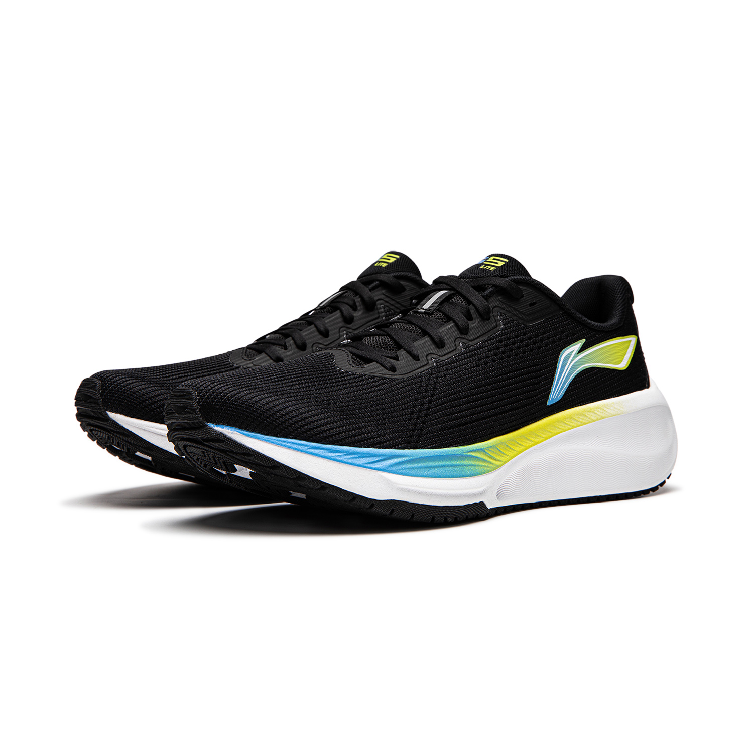Lookbook Li-Ning Wushi Lite 2.0 'Hitam Biru Kuning' ARSU009-6