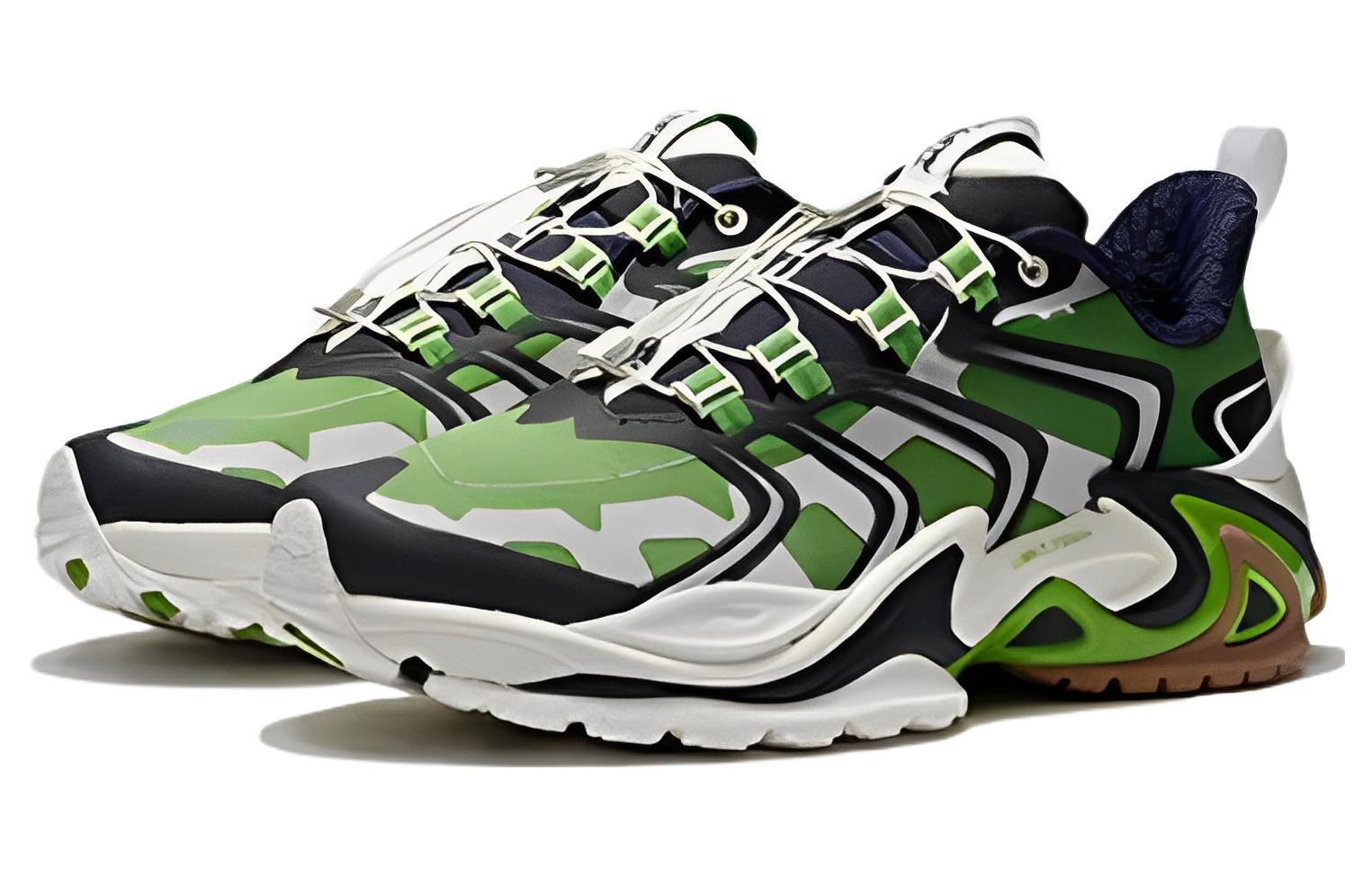 Lookbook Li-Ning X-Claw ACE 'Verde Negro Blanco' AZGS025-2