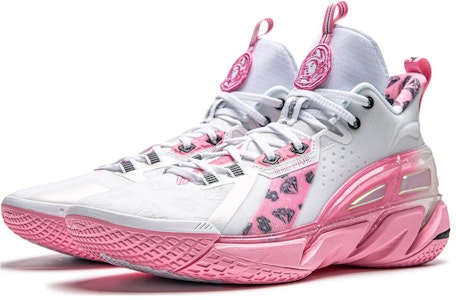 李寧 x BBC バッドファイブ 4 MID 白ピンク ABFU015-8 Lookbook 李寧 x BBC バッドファイブ 4 MID 白ピンク ABFU015-8