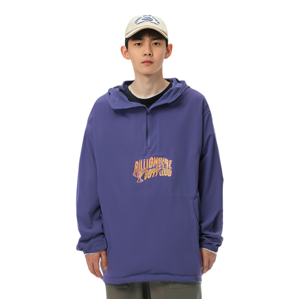 Li-Ning Billionaire Boys Club Skate Series Oversized Hoodie Blue Mens AWDUH01-1 圖 4