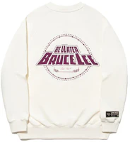 Li-Ning x Bruce Lee Kung Fu Graphic Crewneck Sweater Unisex Off-White AWDTC75-3 Li-Ning x Bruce Lee Kung Fu Graphic Crewneck Sweater Unisex Off-White AWDTC75-3