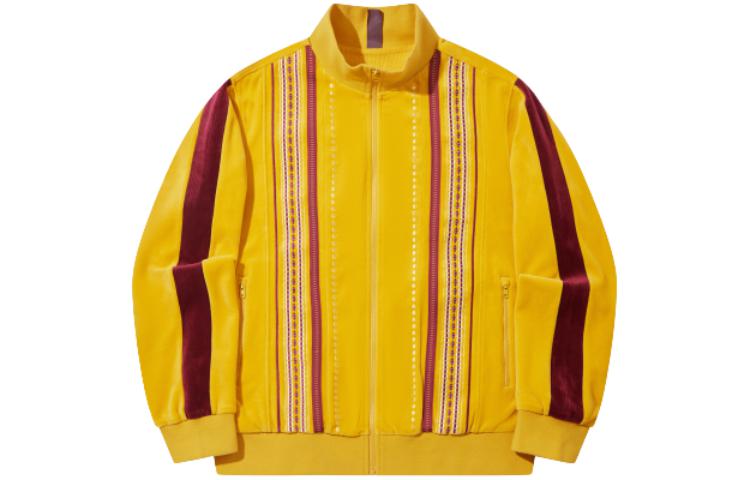 Li-Ning Bruce Lee Kung Fu Series Relaxed Embroidered Zip Jacket Men Sulphur Yellow AFDT879-2