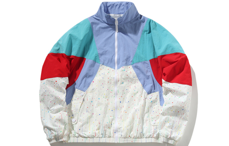 Li-Ning Chen Peng CF Series NYFW Splatter Jacket Unisex White AFDP641-3