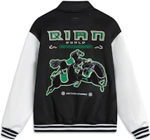 Li-Ning x Da Qian World Colorblock Loose Fit Baseball Jacket Black () AFDT913-1 Li-Ning x Da Qian World Colorblock Loose Fit Baseball Jacket Black () AFDT913-1
