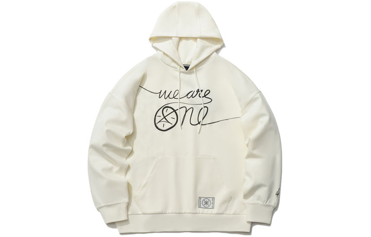 Li-Ning x DFT Artist Letter Printed Sweatshirt Men’s Off-White AWDR515-2