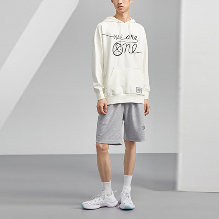 Details for Li-Ning x DFT Artist Letter Printed Sweatshirt Men’s Off-White AWDR515-2