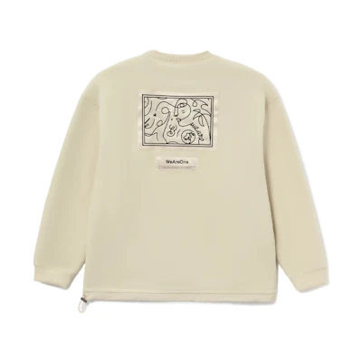 Li-Ning DFT Artist Wade Series Graphic Fleece Sweatshirt Unisex Khaki Winter AWDRE75-2