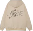 Order Li-Ning x DFT Artist Wade Series Letter Print Hoodie Unisex - Mist Khaki AWDRE77-2