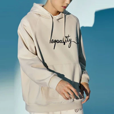 Li-Ning x DFT Artist Wade Series Letter Print Hoodie Unisex - Mist Khaki AWDRE77-2 Shop Li-Ning x DFT Artist Wade Series Letter Print Hoodie Unisex - Mist Khaki AWDRE77-2