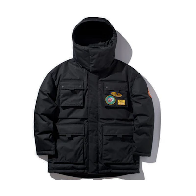 Li-Ning Disney Black Multi-Pocket Hooded Down Jacket AYMP235-1