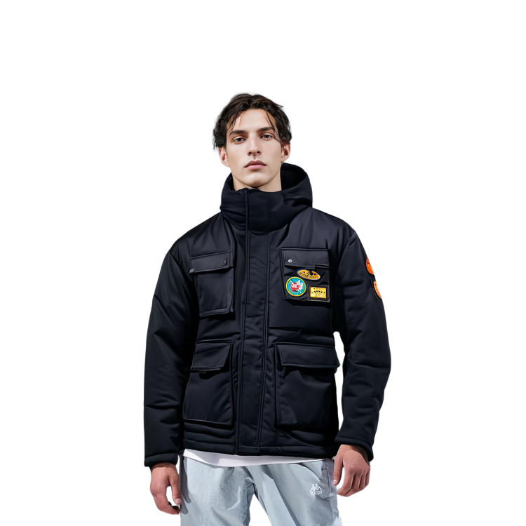 Li-Ning Disney Black Multi-Pocket Hooded Down Jacket AYMP235-1 圖 5