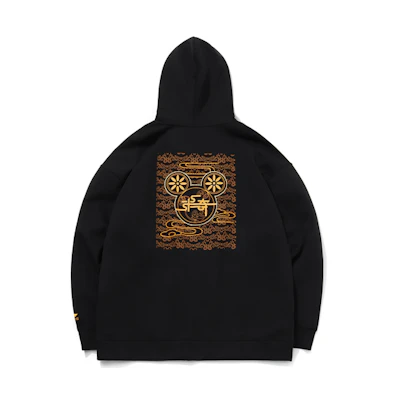 Li-Ning Disney Black Relaxed Pullover Hoodie - Cai Chengyu Edition AWDQ839-4