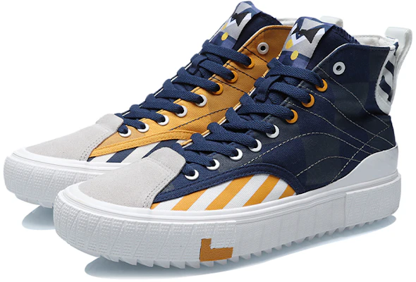 Chaussures Li-Ning x Disney Canvas Hi ''Marine Jaune Blanc''. AGCR179-2 Lookbook Chaussures Li-Ning x Disney Canvas Hi ''Marine Jaune Blanc''. AGCR179-2