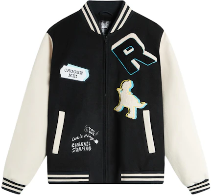 Li-Ning x Disney Co-Branded Embroidered Letter Baseball Jacket Black/Grey AFDU485-1 Buy Li-Ning x Disney Co-Branded Embroidered Letter Baseball Jacket Black/Grey AFDU485-1