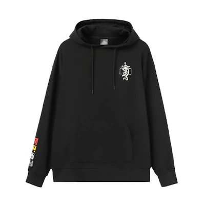 Li-Ning Disney Collab Printed Loose Fit Hoodie Black Mens AWDR445-1