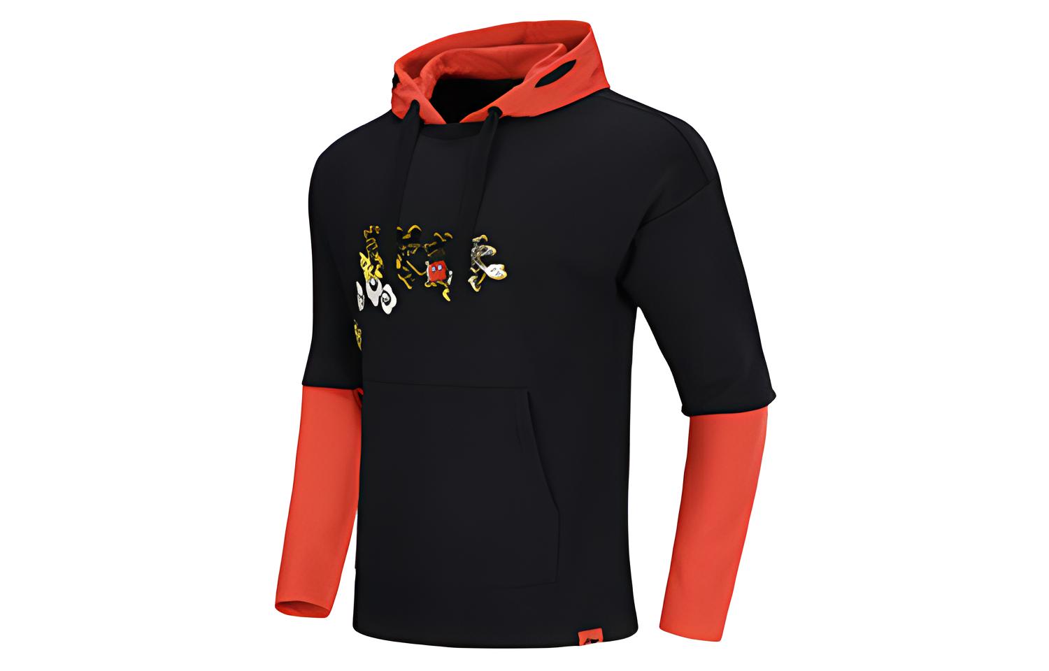 Li-Ning Disney Collaboration Black Hoodie AWDQ133-1