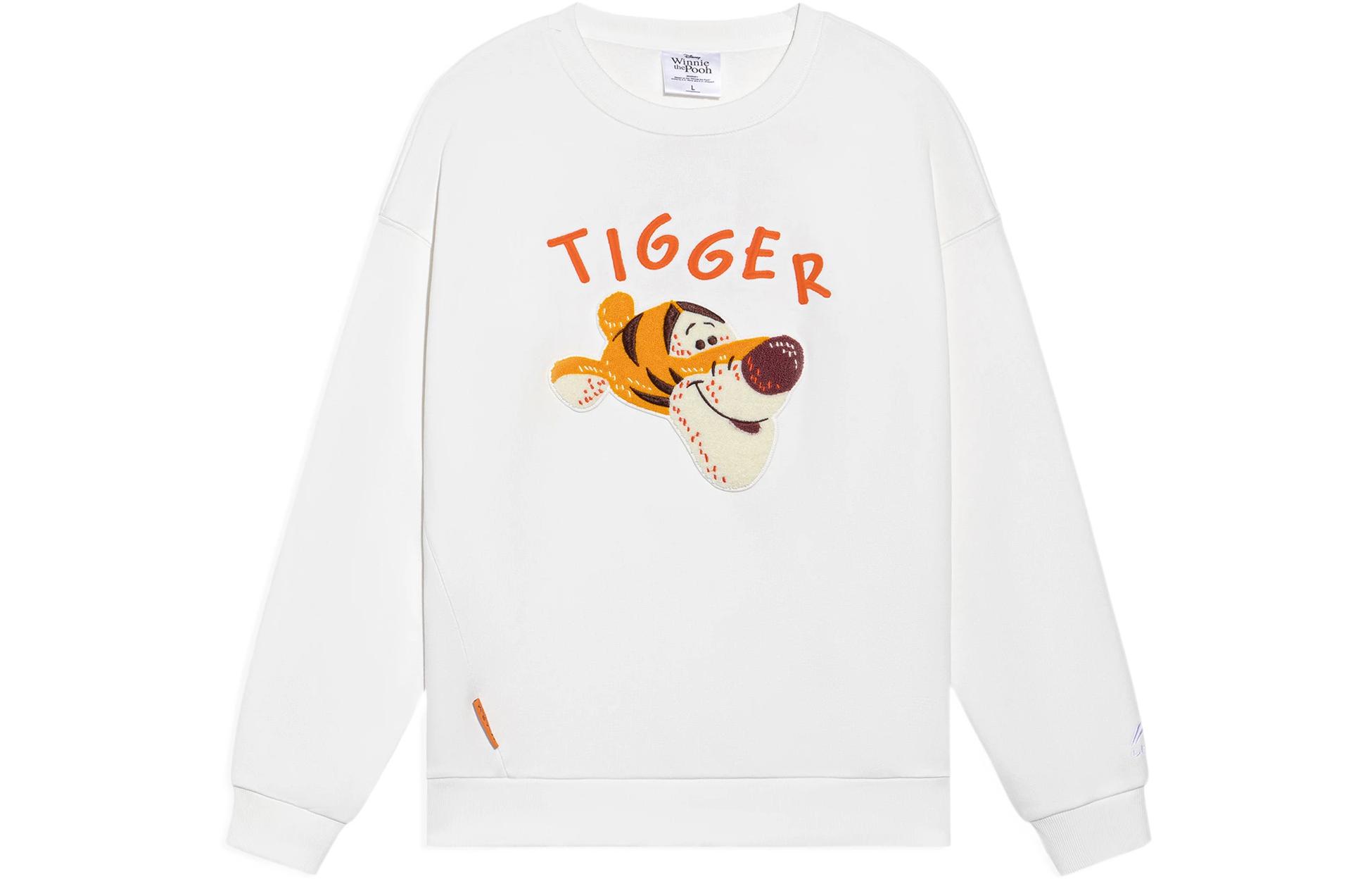 Li-Ning Disney Collaboration Cartoon Embroidery Sweatshirt Unisex AWDS549-3