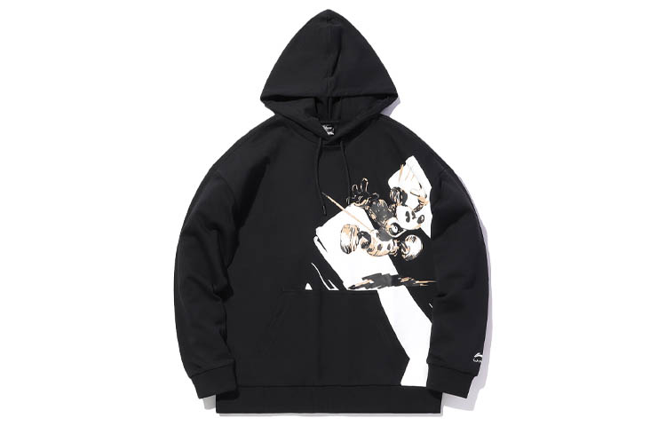 Li-Ning Disney Collaboration Loose Fit Hoodie Standard Black AWDQ595-1