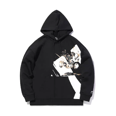 Li-Ning Disney Collaboration Loose Fit Hoodie Standard Black AWDQ595-1