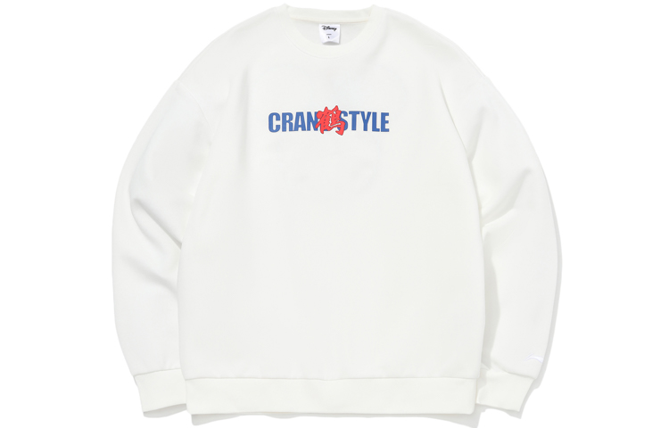 Li-Ning Disney Collaboration Pullover Sweatshirt Unisex Off-White AWDQB76-1