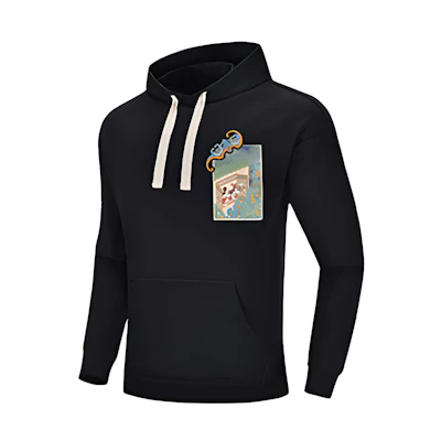 Li-Ning Disney Hoodie Black - Collaboration Casual Wear AWDQ143-1