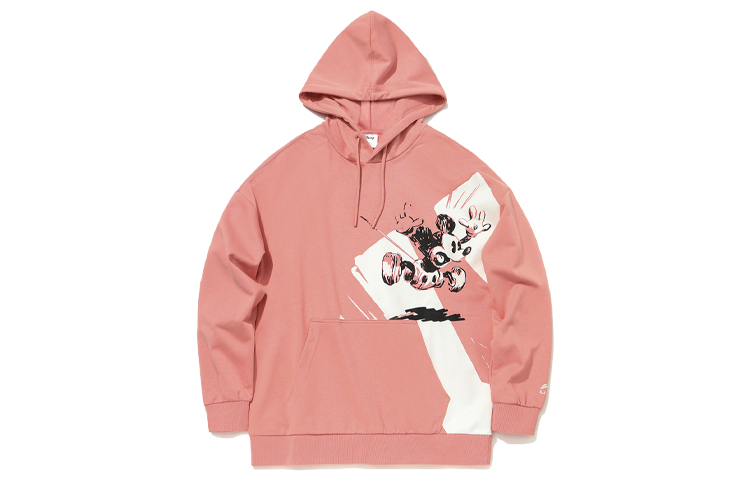 Li-Ning Disney Loose Fit Hoodie - Apricot Pink AWDQ595-4