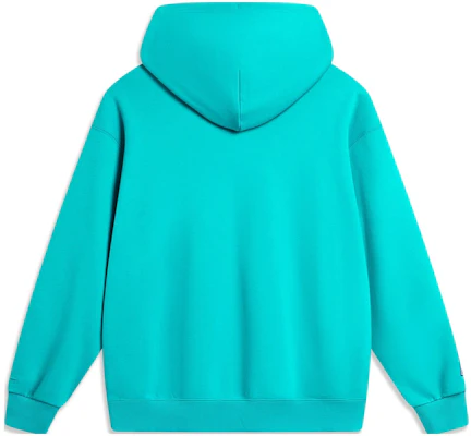 Li-Ning x Disney Monsters University Printed Fleece Hoodie Ice Green Unisex AWDT815-3 Lookbook Li-Ning x Disney Monsters University Printed Fleece Hoodie Ice Green Unisex AWDT815-3