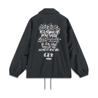 Li-Ning Disney Oswald Series Black Relaxed Fit Jacket with Back Print AFDT305-2