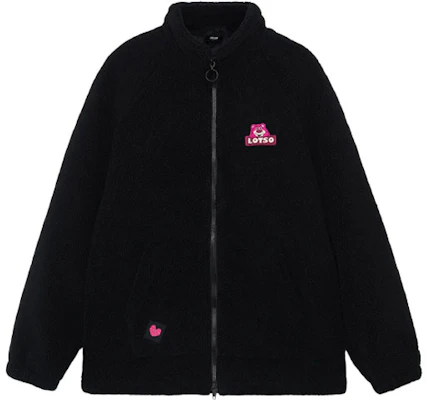 Li-Ning x Disney Pixar Lotso Fleece Jacket Black Unisex Windproof Embroidered AFDRA16-2 Lookbook Li-Ning x Disney Pixar Lotso Fleece Jacket Black Unisex Windproof Embroidered AFDRA16-2