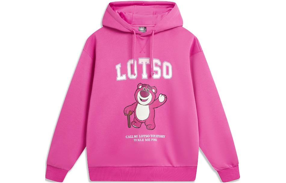 Li-Ning Disney Pixar Lotso Hoodie Lavender Purple Unisex AWDTE43-2