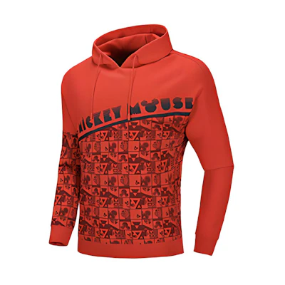 Li-Ning Disney Pullover Hoodie Red Sakura AWDQ001-2