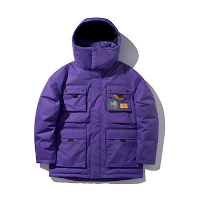 Li-Ning Disney Purple Warm Sports Down Hoodie AYMP235-3
